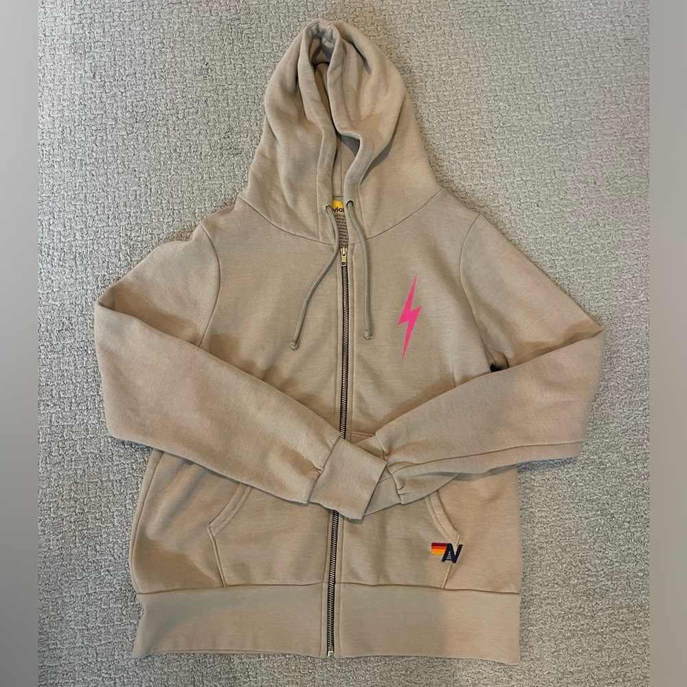 NWT Aviator Nation Lightning Bolt Zip Up (S) and Sweatpants (M)